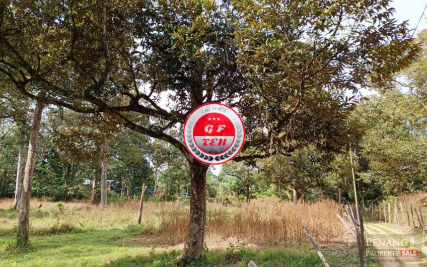 5 acres Durian Platation | Easy Access | Agricultural Land RM4.2psf (1hour from Simpang Ampat)