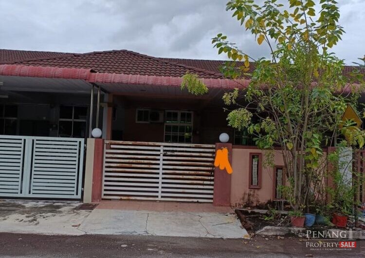 For Sale Single Storey Terrace Taman Cendrawasih Indah Nibong Tebal Pulau Pinang