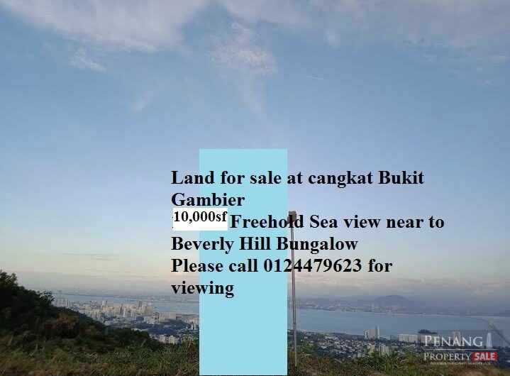 Sea View Land FOR SALE @ Cangkat Bukit Gambier 11700 Gelugor Penang