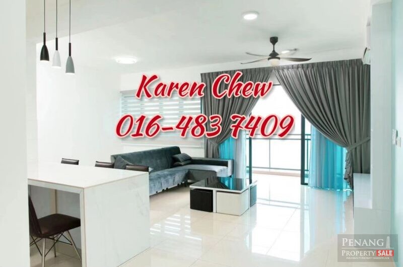 Waterside Residence, Sea View, Fully Furnished, The Light @ Gelugor