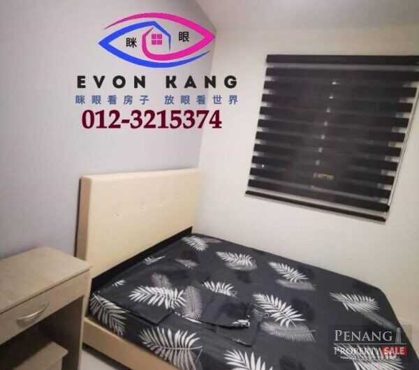 Jelutong Harmony View 700SF Fully Furnished & Tastefully Renovated