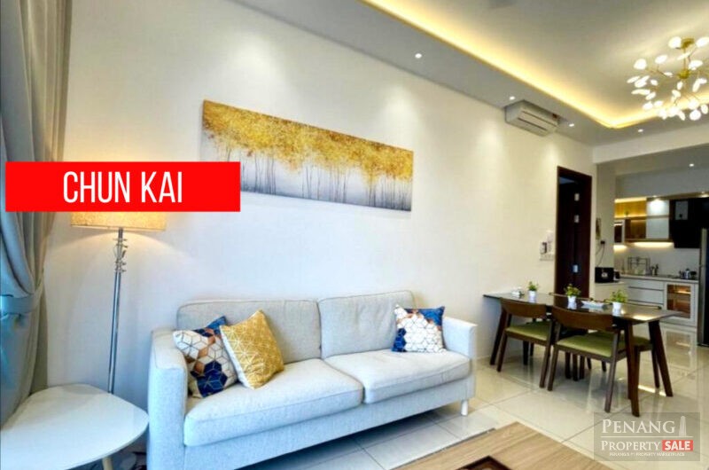 Queens Residences @ Bayan Lepas Fully Furnished Seaview For Rent