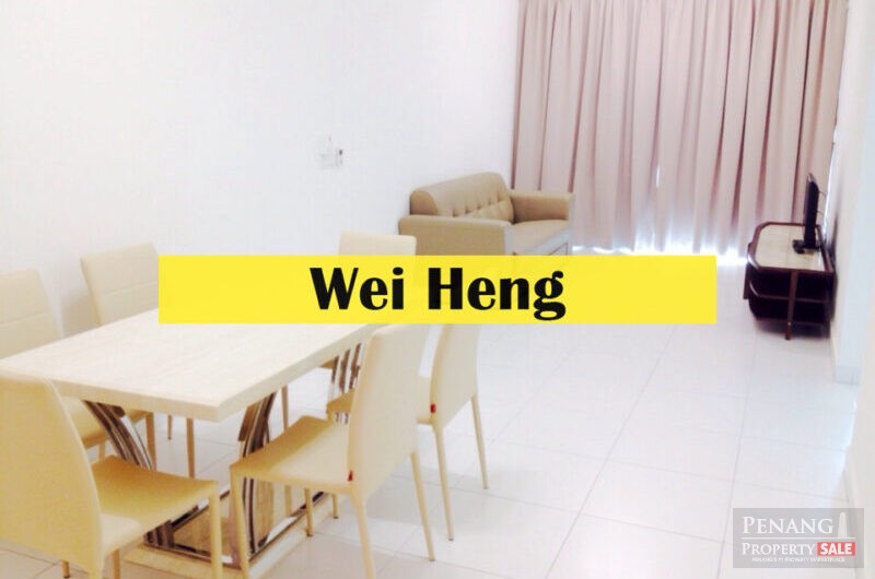 elit height mid floor furnished and reno unit in bayan baru for rent