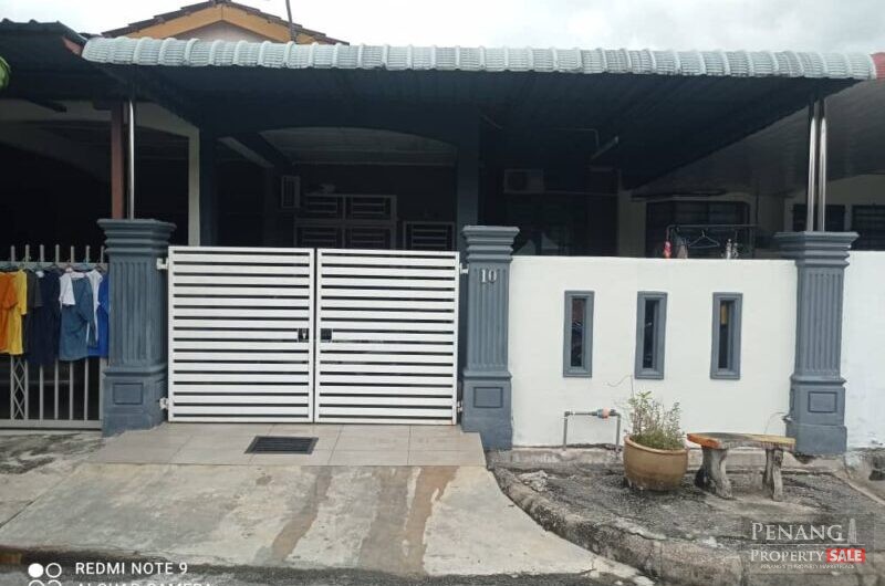 For Sale Single Storey Terrace House Taman Widuri Sungai Jawi Pulau Pinang