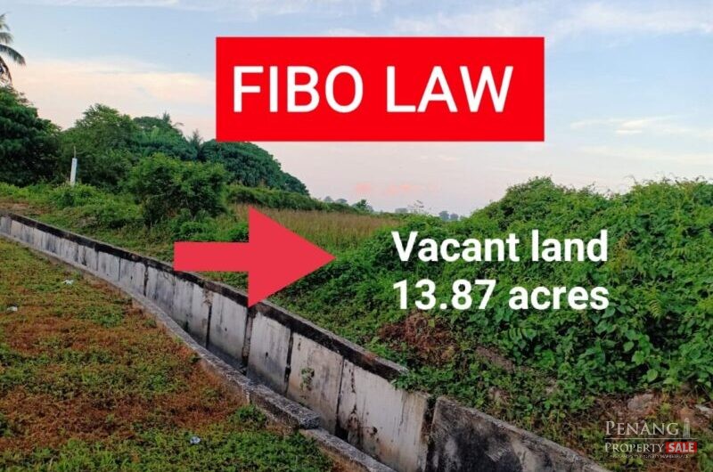 Nibong Tebal land 13.87 acres for sale RM23 psf