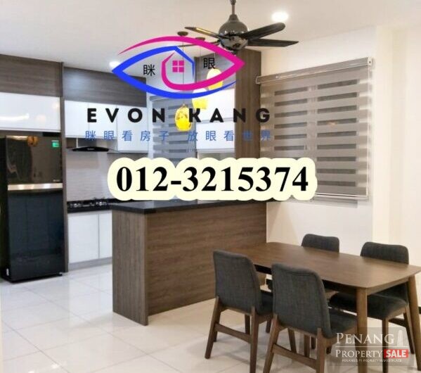 The Clovers @ Bayan Lepas 1598SF Fully Furnished Kitchen Renovated